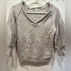 100% CASHMERE V Neck Sundance Sweater